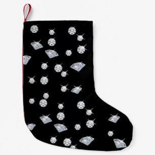 Sparkle Diamonds Small Christmas Stocking