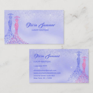 Sparkle Dresses Luxury Boutique Business Card