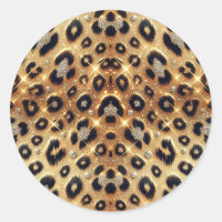Sparkle Glam Gold Black Leopard Cheetah Print