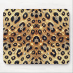 Sparkle Glam Gold Black Leopard Cheetah Print  Mouse Pad<br><div class="desc">custom mouse pad.</div>