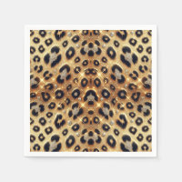 Sparkle Glam Gold Black Leopard Cheetah Print 