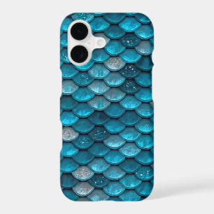 Sparkle Glitter Blue Teal Aqua Mermaid Scales
