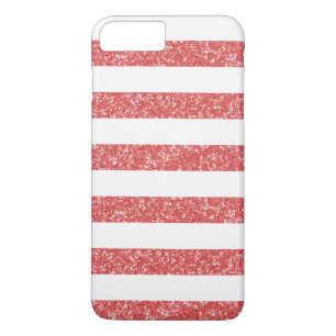 Sparkle Glitter Look Stripes iPhone 7 Plus BT Case
