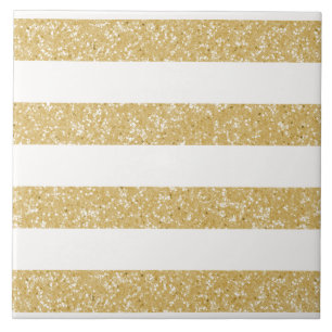 Sparkle Glitter Look Stripes Tile