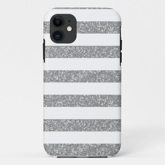 Sparkle Glitter Stripes iPhone 5 Tough Xtreme Case (Back)