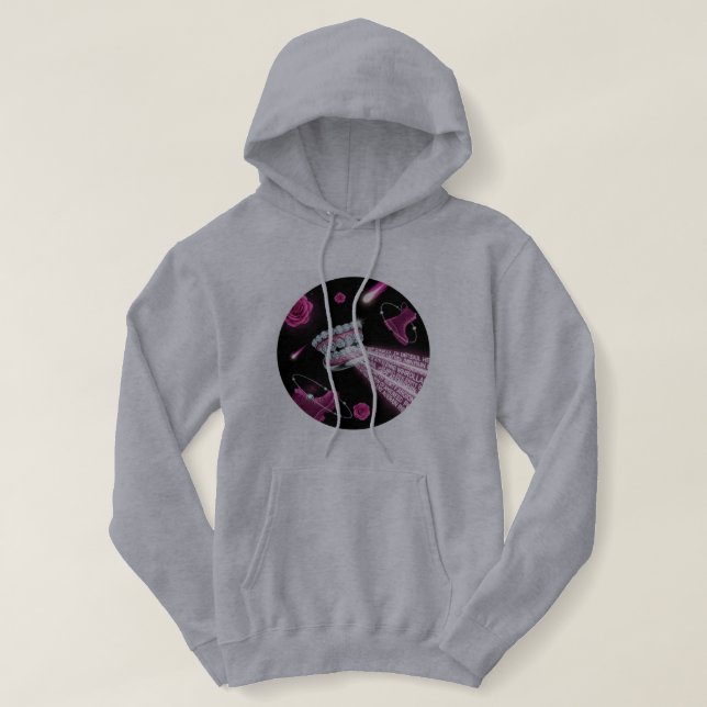 Sparkle Grill Bling Hoodie ✨👄 (Design Front)