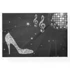 Sparkle Heels Black Disco Ball Birthday