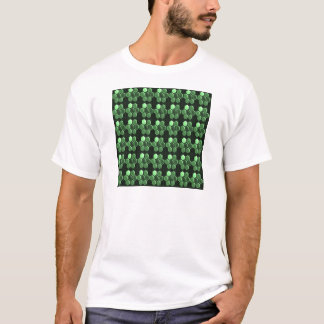 Sparkle Hexagon Emerald Green Pattern NVN289 gifts T-Shirt