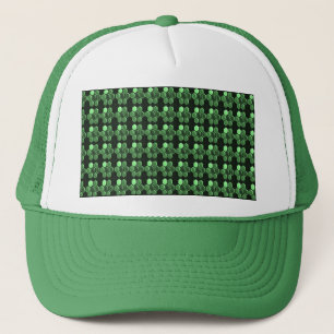 Sparkle Hexagon Emerald Green Pattern NVN289 gifts Trucker Hat