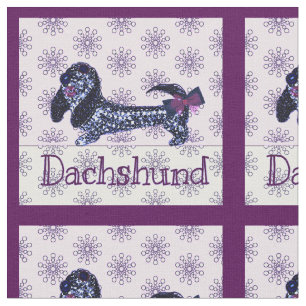 Sparkle Like A Dachshund Fabric