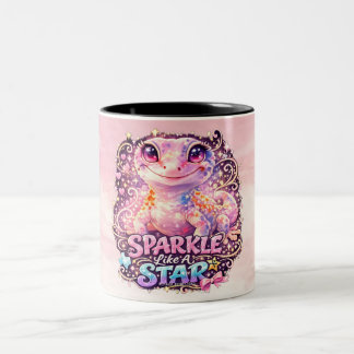 SPARKLE LIKE A STAR - Gecko two-tone mug