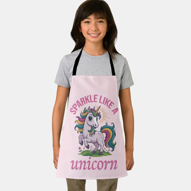 Sparkle like a unicorn apron (Insitu)