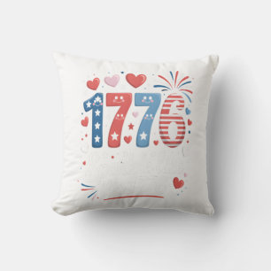 Sparkle Like It’s 1776 4th of July Fireworks Cushion