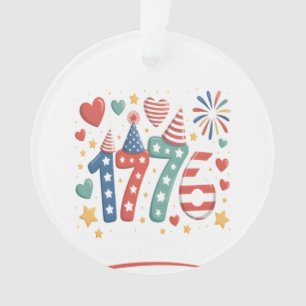 Sparkle Like It’s 1776 4th of July Fireworks Ornament
