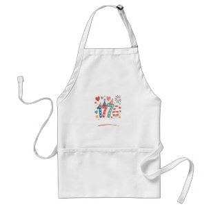 Sparkle Like It’s 1776 4th of July Fireworks Standard Apron