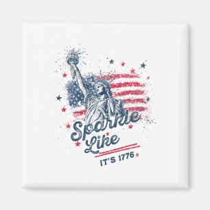 Sparkle Like It's 1776, Patriotic Design, American Magnet