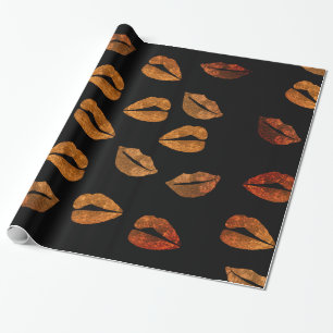 Sparkle Lips Wrapping Paper