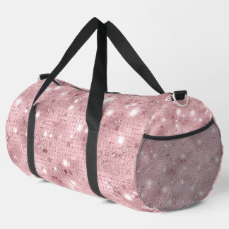 Sparkle Luxury Pink Duffle Bag