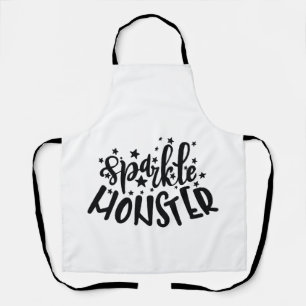 Sparkle Monster Halloween Apron