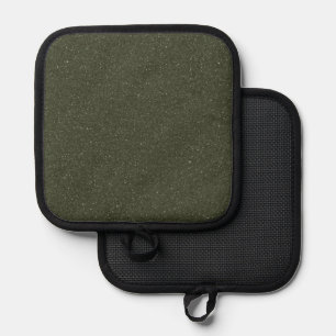 Sparkle Moss Green Pot Holder Pad – Customisable