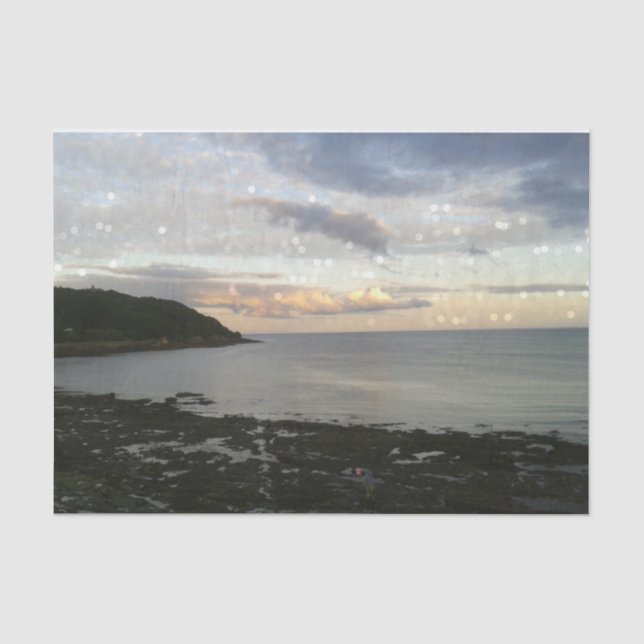 Sparkle of the Cornish Coast Tissue Paper (Front)