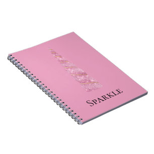 Sparkle Pink Gold Glam Unicorn Notebook