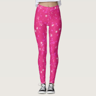 Sparkle pink leggings