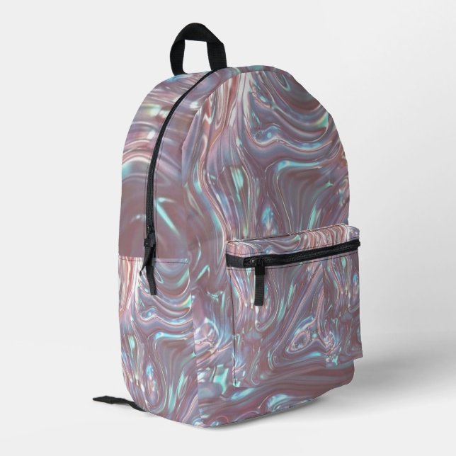 sparkle printed backpack (Back Corner Left)