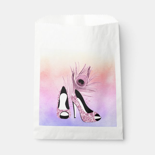 Sparkle Pumps Fancy Favour Bag (Front)