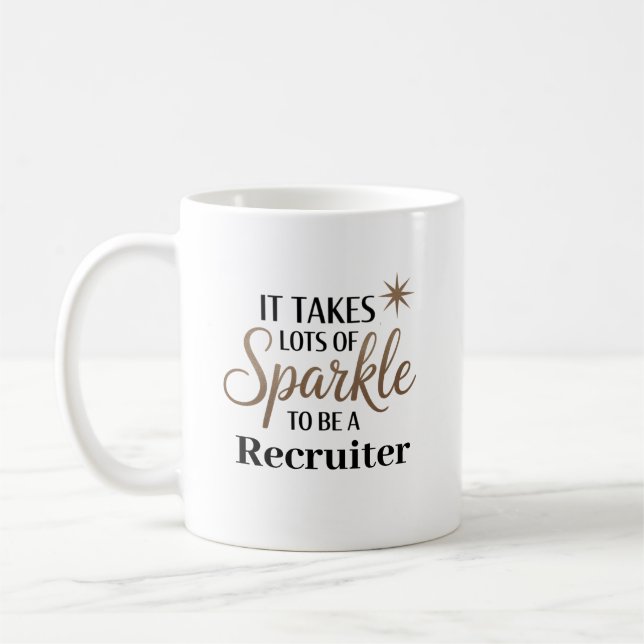 Sparkle Recruiter Coffee Mug (Left)