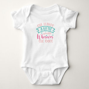 Sparkle Saying Girl Baby Bodysuit
