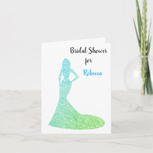Sparkle & Shine Bridal Shower Folded Invitation