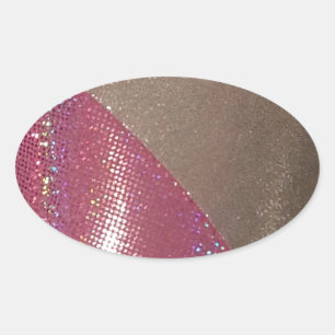 Sparkle & Shine Oval Sticker