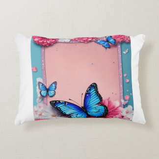 Sparkle & Shine: Pretty in Pink & Blue Birthday A Decorative Cushion