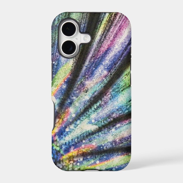 Sparkle & Shine Rainbow Mermaid Tail Phone Case (Back)