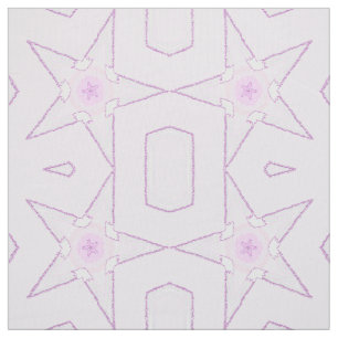 Sparkle star blush geometric pattern fabric