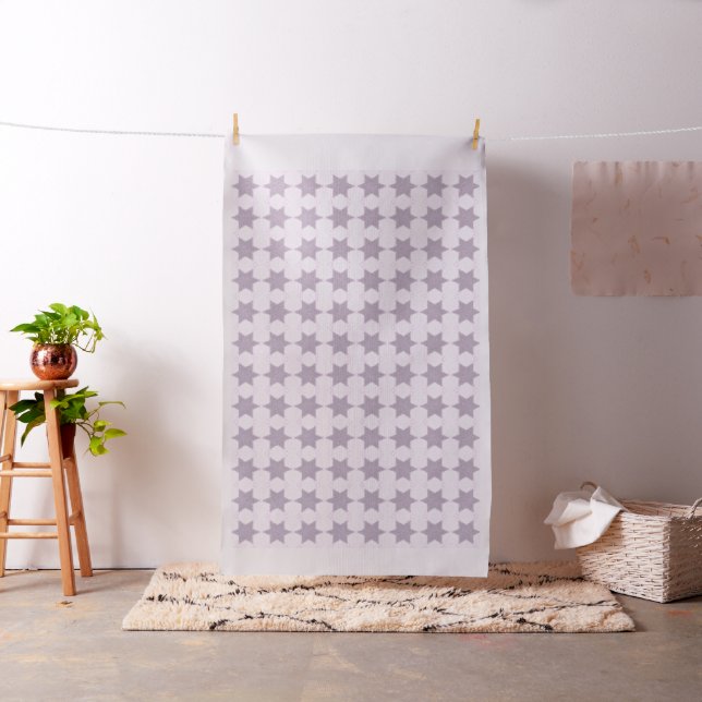 Sparkle Star of David blush bat mitzvah Fabric (In Situ)