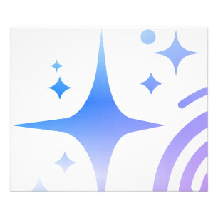 Sparkle Stars, Beacon of the Limitless Digital Age Photo Print