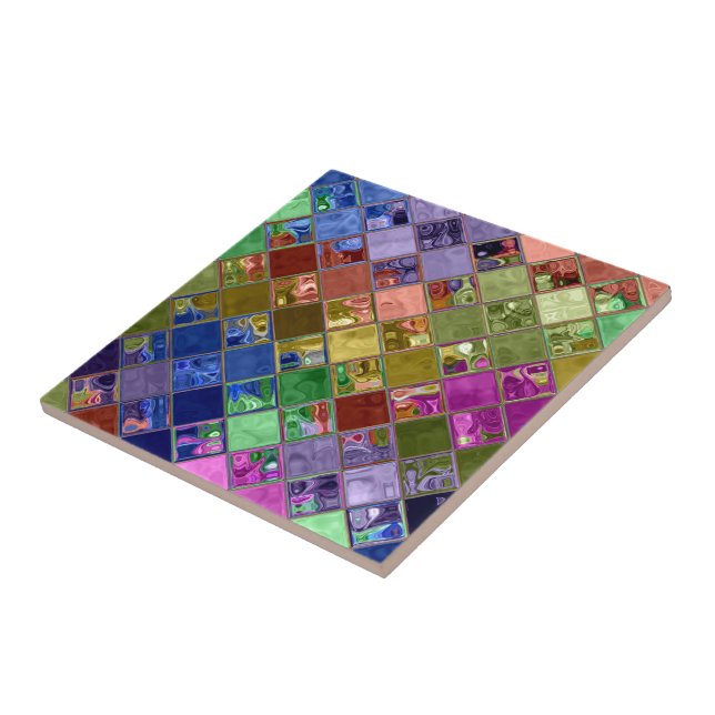 Sparkle Tiles Mosaic Art (Side)