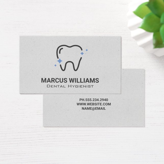 Sparkle Tooth Logo | Dental (Desk)
