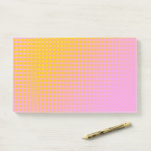 Sparkle yellow and pink post-it notes