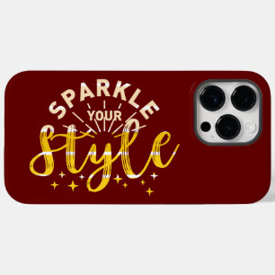 SPARKLE YOUR STYLE                          Case-Mate iPhone 14 PRO MAX CASE