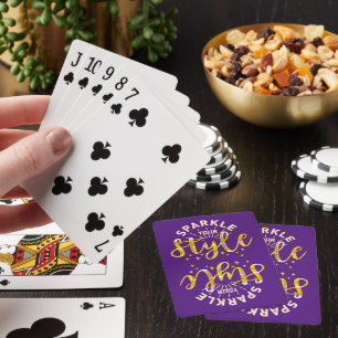 SPARKLE YOUR STYLE PLAYING CARDS