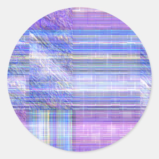 Sparklepattern Classic Round Sticker (Front)