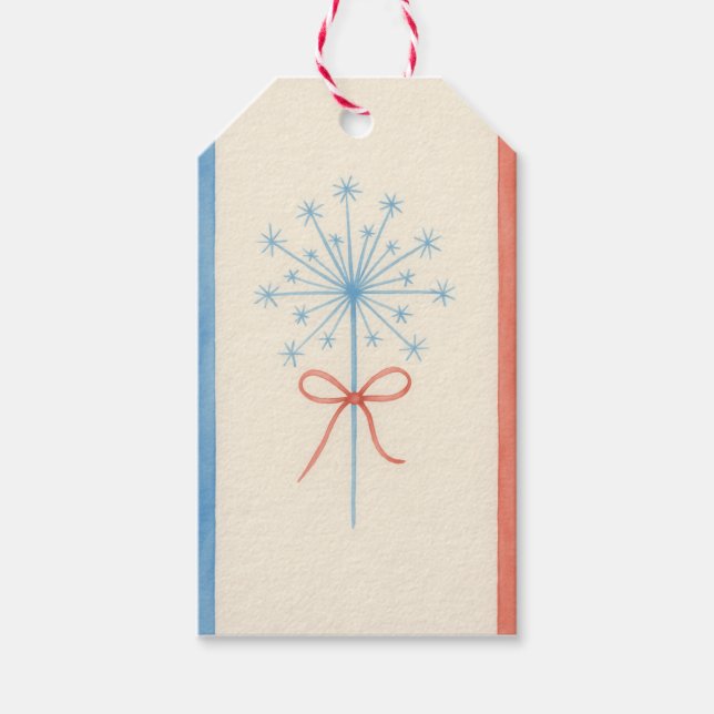 Sparkler Gift Tage  Gift Tags (Front)