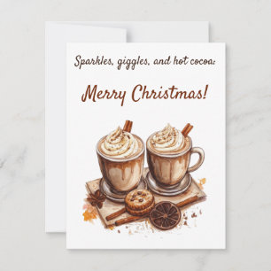 Sparkles, Giggles, and Hot Cocoa: Merry Christmas Invitation