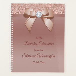 Sparkles & Glamour, Rose Gold Birthday Party Planner