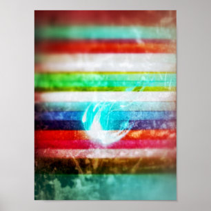 Sparkles in a sea of colours poster