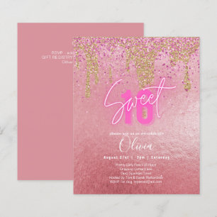 Sparkles Sweet16 Pink Glittery Birthday