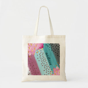 Sparkling Abstract Pastel Design Tote Bag